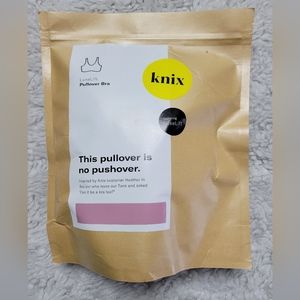 NEW Knix LuxeLift Pullover Bra Iris Wireless Removable Cups Size M+